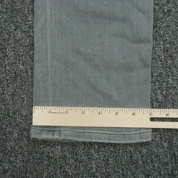 Paige Jeans Mens 31x34 Gray Laroy Federal Slim Straight 5 Pocket Stretch NWT